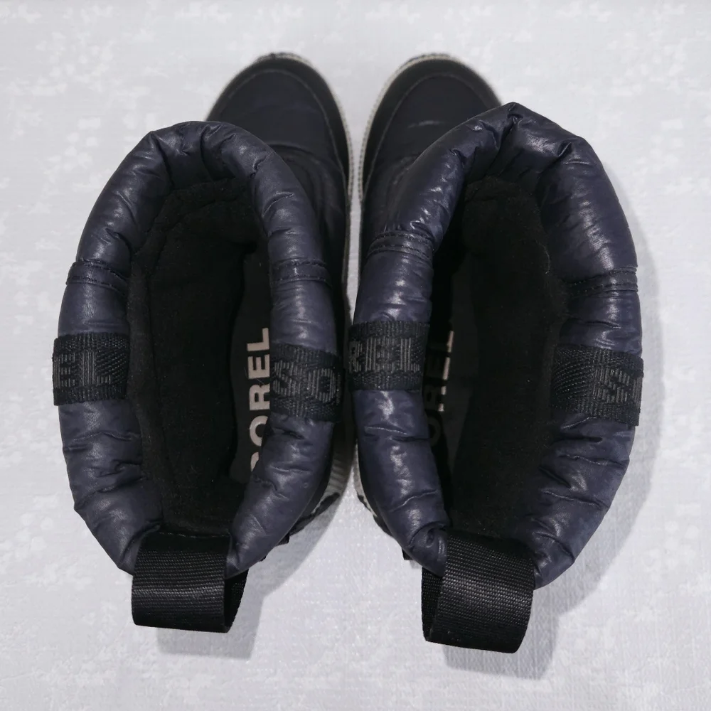 SOREL Out 'N About Puffy Mid Boots Navy Blue US 8